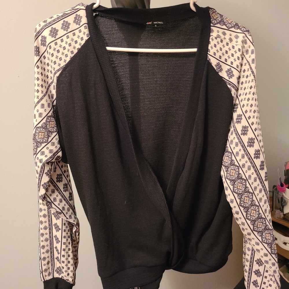 Wrap around blouse